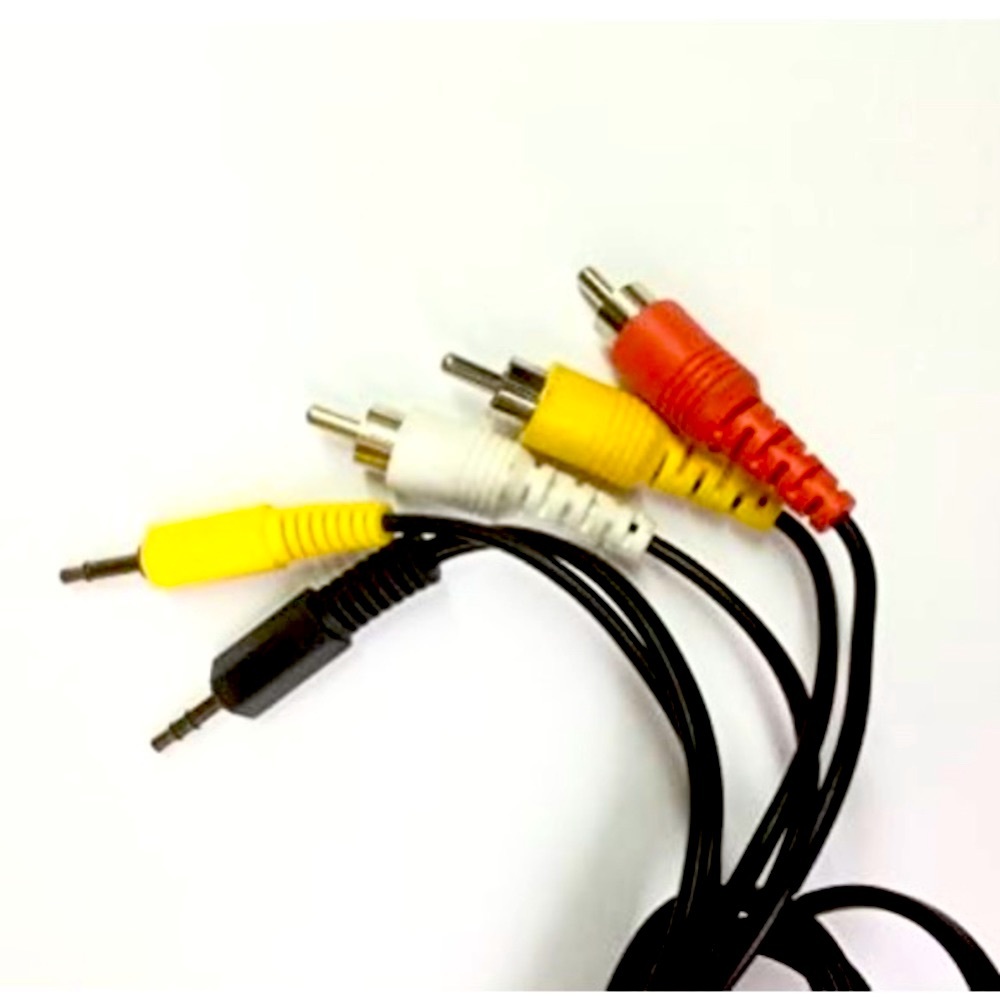 NEW 3.5mm Stereo & Mono Jack to 3-RCA Cable (24”)